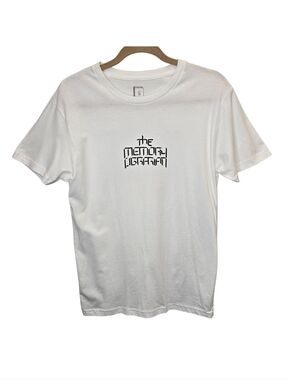 The Memory Librarian Men's S White Graphic Short Sleeve T-Shirt